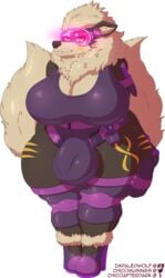 1girls 2018 2_tails absurd_res alpha_channel alternate_color arcanine big_breasts big_penis big_testicles black_fur breasts buizel bulge cleavage clothed clothing dickgirl eyewear feet footwear fur furry goggles hi_res high_heels huge_ass huge_breasts huge_penis huge_testicles hybrid hyper impaledwolf intersex luna_(buizanine) mane multi_tail nintendo orange_eyes original_character penis penis_outline pinup pokemon pokemon_(species) pose shoes skimpy smile solo standing tail teeth testicles text thick_thighs video_games watermark white_fur wide_hips yellow_fur