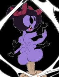 1boy 6_arms animated ass black_eyes black_hair bouncing_breasts breasts cute_fang edit edited female misusage monster_girl muffet multi_arm multi_eye multi_limb penetration sex spider_girl straight theboogie tied_hair twintails undertale vaginal_penetration