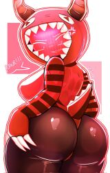 angry_expression annoyed_expression ass ass_focus big_breasts costume dinosaur drako_veeronica drakobloxxer female forsaken_(roblox) hands_on_ass huge_ass itz_zekex roblox roblox_game robloxian robot robot_girl sideboob tagme thick_ass thick_thighs thighhighs thighs tv tv_head veeronica