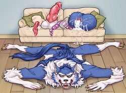 1boy 2018 after_sex aftersex anal_beads anthro bad_end balls baring_teeth beads big_knot blue_fur capcom castration claws commission couch creepy cum cum_covered cum_inside cum_leaking cum_on_couch cum_on_floor cum_on_furniture cum_on_penis cum_on_sofa cum_on_tongue cushion darkstalkers dat_ass dead death flayed fleshlight floor full_body fur_rug furniture furry gallon game_over garikaliev huge_ass huge_balls huge_cock jon_talbain living_room long_tail long_tongue looking_at_viewer lotion lotion_bottle lube lubricant male male_death male_only mane naked necrophilia nude objectified onahole pen penectomy pillows rug sex_toy sex_toys sexual_objectification sharp_teeth skinned skinning snuff sofa taxidermy teeth teeth_bared testicles tongue two_tone_fur used_tissue vampire_savior veiny_balls veiny_penis veiny_testicles were werewolf what white_fur wolf wooden_floor yellow_eyes