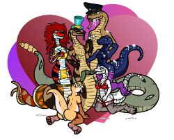 2_penises absurd_res alpha_channel amphibian animal_genitalia animal_penis anthro apode beastars big_breasts big_hair big_tail blue_body blue_eyes blue_scales boa_(snake) bodily_fluids bra breasts brown_body brown_eyes brown_scales choker chubby_tail claws clothing cum cum_drip cum_from_mouth cum_in_mouth cum_inside cum_on_body cum_on_chest cum_on_face cum_on_ground cum_on_tail digitigrade draconcopode dripping facial_hair feet fellatio female femspek finger_claws fingering fingers flat_chested flower forked_tongue furgonomics gecko genital_fluids genitals glistening glistening_clothing glistening_eyes green_eyes group group_sex hair hand_on_breast hand_on_butt hand_on_hip hat headgear headwear heart_background hemipenes hi_res holding_flower holding_object janek5 jewelry kanara kneeling legless legwear lingerie lizard long_tail looking_at_another looking_at_genitalia looking_at_partner looking_at_penis looking_at_viewer looking_pleasured male male/female markings masturbation moustache multi_genitalia multi_penis multicolored_body multicolored_scales naga necklace nylon nylon_clothing nylon_stockings nylons oral panties paws penile penis pit_viper plant poja_(the_red_tail_boa) pupils raised_leg raised_tail rattle_(anatomy) rattlesnake red_body red_hair red_scales reptile rokume_(beastars) salamander scales scalie scarlett_(predaguy) security security_guard serpentine sex simple_background size_difference smile smiling_at_another smiling_at_partner smiling_at_viewer snake snout standing stockings tail tail_clothing tail_stocking tapering_tail teal_eyes toe_claws toes tongue tongue_out tongue_wrapped_around_penis top_hat translucent translucent_clothing translucent_legwear translucent_stockings underwear viper vulva western_diamondback_rattlesnake white_body white_scales wrapped_tail yellow_body yellow_scales