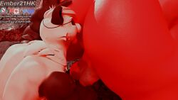16:9 anal anthro ball_fondling balls bear big_breasts breasts close-up demon duo ember21hk eye_patch eyewear female fondling ftg_crossgender fti_crossgender fti_transformation gender_transformation genitals giant_panda glistening glistening_body glistening_skin gynomorph gynomorph/male hell hi_res intersex intersex/male larger_female licking lucia_(satina) male mammal musclegut muscular muscular_male nipples non-mammal_balls non-mammal_nipples nude nude_anthro nude_intersex nude_male oral penis red_body rimming rimming_gynomorph rule_63 satina_(series) sex size_difference small_dom_big_sub smaller_male stiban_(character) thick_thighs tongue transformation wide_hips widescreen wings
