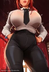 makima (chainsaw man) from chainsaw man by sinderellaart
