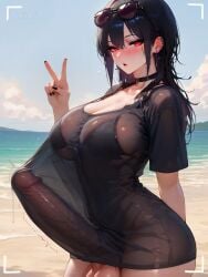 1futa absurdres ai_generated amiiari arm_behind_back bangs beach big_penis bikini bikini_under_clothes black-framed_eyewear black_bikini black_choker black_dress black_hair black_nails black_shirt black_swimsuit blue_sky blush bottomless breasts bulge bulge_through_clothing bulge_under_clothes camera_pov camera_view choker cleavage cloud collarbone covered_nipples cowboy_shot cross day detailed dress dripping dripping_penis dripping_precum ear_piercing earrings erection erection_under_clothes erection_under_clothing eyebrows_visible_through_hair eyeliner eyewear_on_head from_side futanari glasses goth goth_futa gothic hair_between_eyes hand_up heart huge_breasts huge_cock imminent_fellatio imminent_oral jewelry large_breasts large_penis lips long_hair long_penis looking_at_viewer massive_penis mature_female medium_breasts medium_hair mullet nail_polish no_pants ocean open_mouth original_character outdoors parted_lips penis penis_outline penis_shadow penis_silhouette penis_to_the_knees penis_under_clothes penis_under_shirt pent_up piercing posing_for_picture posing_for_the_viewer precum precum_drip precum_string red_eyes ruby_(amiiari) sand see-through see-through_clothing see-through_shirt see-through_top sheer_clothing shirt shore short_sleeves sidelocks skindentation sky smile solo solo_focus standing stomach_bulge stretched_clothing string_bikini sunglasses sunglasses_on_head sweatdrop t-shirt testicles thick_thighs thighs throbbing_penis trembling v veins veiny_penis viewfinder water wet wolfcut