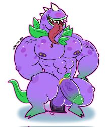 abs accessory balls beexsxbbq big_penis chomper_(pvz) cock_ring dildo dildo_sitting electronic_arts elemental_creature erection eyeless flora_fauna genitals hi_res jewelry leaf long_tongue male male_only muscular nipples open_mouth pecs penetration penis penis_accessory penis_jewelry plant plants_vs._zombies plants_vs_zombies popcap_games purple_body sex_toy sharp_teeth simple_background smile solo_male spikes teeth tongue vein veiny_penis white_background yaoi