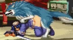 1boy 1girls animated bestiality canine defeated m.u.g.e.n male/female pixel_art rape rera samurai_shodown snk straight wolf zoophilia