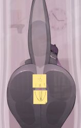 2026 against_surface against_window anthro anus anus_outline ass ass_on_glass barely_visible_genitalia barely_visible_vulva camel_toe censored creative_censorship curtains curtains_open digital_media_(artwork) digital_painting_(artwork) dragon female genital_outline genitals glass grey_body hair hi_res horn ineffective_censorship lav_(wyvernichor) looking_at_viewer looking_back multicolored_body mythological_creature mythological_scalie mythology nude on_glass painting_(artwork) pink_eyes post-it_note presenting presenting_hindquarters purple_hair raised_tail scalie short_hair solo tail through_window two_tone_body vulva vulva_outline window wyvernichor