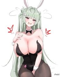 1girls 2d 2d_(artwork) 2d_artwork adult adult_female big_breasts black_bowtie black_bunnysuit black_legwear black_leotard black_pantyhose black_topwear blush blush_face blushing_at_viewer blushing_female bowtie breasts bunny_ears bunnygirl bunnygirl_outfit bunnysuit busty busty_female busty_girl character_request chuizi cleavage collar collarbone curvaceous curvaceous_body curvaceous_female curvaceous_figure curvaceous_hips curvy curvy_body curvy_female curvy_figure curvy_hips digital digital_art digital_drawing digital_drawing_(artwork) digital_media digital_media_(artwork) drawing embarrassed embarrassed_expression embarrassed_female eyebrows_visible_through_hair female female_focus female_only fingernails fingers flustered flustered_female goddess_of_victory:_nikke green-haired_female green_fingernails green_hair green_nail_polish green_nails groin hair_ornament hand_between_legs hand_between_thighs hand_on_breast hand_on_chest hand_on_leg hand_on_own_breast hand_on_own_chest hand_on_own_leg hand_on_own_thigh hand_on_thigh head_tilt heart high_resolution highres hip_dips hourglass_figure huge_boobs huge_breasts large_boobs large_breasts lean_figure legs_closed legs_together legwear leotard long_hair looking_at_viewer mature mature_female nail_polish nails narrow_waist open_mouth pantyhose parted_lips plump_breasts posing posing_for_the_viewer purple-eyed_female purple_eyes shoulders simple_background slender_body slender_waist slim_female slim_waist solo standing thick_thighs thighs thighs_together tilted_head tongue topwear twitch_lines twitching two_side_up upper_body white_background white_bunny_ears white_collar white_hairband white_wrist_cuffs wide_hips wrist_cuffs