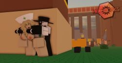 1boy 1girls 3d areolae artful_(die_of_death) background_characters bent_over block_(die_of_death) breasts caretaker_(die_of_death) civilian_(die_of_death) clothed clothed_male die_of_death_(roblox) duo duo_focus hexworks hotdog_(die_of_death) magic_wand nipples nude nude_female outdoors roblox roblox_game robloxian sex source_request standing standing_sex straight tagme thighs