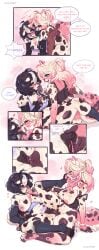2d 2d_(artwork) 2d_artwork 2female 2girls barefoot big_ass big_breasts black_fur black_hair blush blush_lines breasts breasts_out caught caught_in_the_act caught_masturbating collar comic cute dialog dialogue dialogue_bubble embarrassed embarrassed_nude_female feet feet_fetish feet_focus foot_fetish foot_focus foot_lick foot_play foot_worship french_kiss french_kissing furry furry_ears furry_female furry_only furry_tail heart kissing lesbian_kiss lesbian_sex licking licking_foot licking_paws long_hair masturbating masturbation no_panties paw_fetish paws piercing purple_eyes scissoring short_hair simple_background sleeves stockings succubus_tattoo tattoo tattoos topwear tribadism vicc4an wet wet_pussy white_fur white_hair yuri zoom_layer