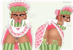 1futa 2026 about_to_cum apron balls ballsack basket bassie_(dandy's_world) caged_cock caged_penis chastity_cage clothes_lift clothing clover corset_piercing cum dandy's_world dandys_world dress dress_lift embarrassed futa_focus futa_only futanari gloves intersex legs_apart legs_together lifting_skirt lilgrimprincess looking_back_at_viewer looking_down looking_down_at_viewer moaning object_head revealing_clothes roblox small_balls small_penis small_penis_futa solo solo_focus solo_futa spread_legs spring-time_bassie stockings upskirt vibrator vibrator_on_penis white_gloves