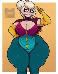 1girls :3 big_ass big_breasts brawl_stars breasts busty busty_female charlie_(brawl_stars) cleavage clothed clothed_female clothing elbow_gloves fat_ass female female_focus female_only gloves hip_dips huge_ass huge_breasts large_breasts light-skinned_female light_skin shiny_clothes solo solo_female syvocg tagme thick_thighs thighs thunder_thighs wide_hips yellow_gloves