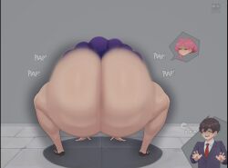 100_kanojo 1girls all_fours ass ass_clapping ass_focus big_ass booty buttocks confused curvaceous curvy female female_focus gattito hanazono_hahari huge_ass hyper hyper_ass hyper_butt massive_ass milf mommy mommy_kink pink_hair presenting presenting_hindquarters rendered seducing seductive smug tagme the_100_girlfriends_who_really_really_really_really_really_love_you twerking voluptuous