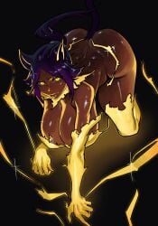 1girl 2d 2d_(artwork) all_fours bbc_slave beuto big_ass bikini black_background bleach breasts cat_ears cat_pose cat_tail catgirl child_bearing_hips clevage curvy dark-skinned_female dark_skin electricity female female_focus female_only fighting_stance hanging_breasts huge_ass huge_breasts huge_butt lightning lips long_gloves looking_at_viewer ponytail powers purple-haired_female purple_hair qos shihouin_yoruichi solo_female tagme tanned_female tanned_skin teasing teasing_viewer thick_ass thick_thighs thighhighs thin_waist thong_bikini thunder_thighs transformation transformed wide_hips yellow_eyes
