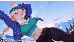 Elsa (Frozen) Rule 34 Image