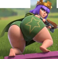 archer queen (clash of clans) from clash (series)