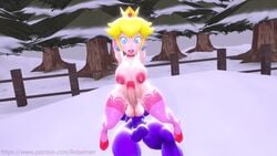 3d anal anal_sex animated cold cum cumshot dickgirl elbow_gloves futa_on_futa futa_only futanari gloves high_heels intersex mario_(series) mario_and_luigi_(series) nintendo outdoors princess_peach princess_shroob rebelman self_upload shoes snow sound source_filmmaker stockings tagme thighhighs video