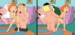 bent_over breasts cheating_wife chris_griffin couch darkmatter doggy_style earrings erection family_guy female from_behind hat incest lois_griffin male mother_and_son nipples open_mouth pants pants_down peter_griffin sleeping tongue_out