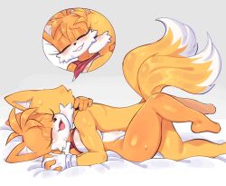 1boy 1girls fur furry furry_only genderbend ichig8miruku male male/female rule_63 selfcest sonic_(series) sonic_the_hedgehog_(series) tails tails_the_fox tailsko white_fur yellow_fur