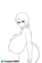 boruto:_naruto_next_generations female huge_ass huge_breasts huge_nipples huge_thighs line_art lips master1000 naked naruto sarada_uchiha solo_female uchiha_sarada voluptuous white_background