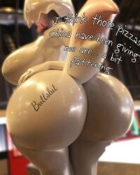 ass ass_cleavage big_ass big_breasts big_butt breasts bubble_butt buttslut cometfnia female five_nights_at_freddy's five_nights_at_freddy's_2 implied_expansion mangle_(fnaf) mangle_(fnia) tattoo