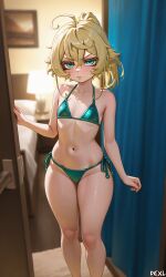 bikini tanya_degurechaff thick_thighs youjo_senki