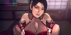 3d animated bayernsfm breasts cleavage dead_or_alive erection female kunoichi large_breasts looking_at_viewer male momiji_(ninja_gaiden) ninja_gaiden no_sound paizuri paizuri_under_clothes penis pov source_filmmaker straight tecmo video wink