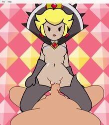 1boy 1girls alternate_costume anal_penetration animated ass blonde_hair blush bouncing_ass bouncing_breasts breasts clitoris cum cum_in_pussy cum_inside earrings edit elbow_gloves fellatio gloves hand_on_ass hand_on_own_ass happy happy_sex lace-trimmed_thighhighs leg_lift mario_(series) minus8 music nintendo nipples paper_mario paper_mario:_the_thousand-year_door paper_peach pov ppppu princess_peach pussy reverse_cowgirl_position reverse_suspended_congress riding sex shadow_queen shiny_skin shorter_than_30_seconds smile sound squeezing straddling synced_to_music thighhighs third-party_edit vaginal_penetration video