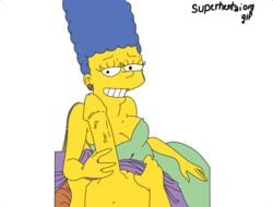 animated bart_simpson breasts female gif handjob marge_simpson matt_groening_(copyright) penis superhentaiorg tagme the_simpsons