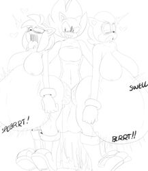 amy rose from archie comics by denizen1414