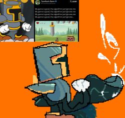 armor cum hyper_balls hyper_penis knight knight_guy_(toonsouls) lol penis reference_image text toonsouls twitter