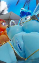 eeveelution from nintendo by xazter3d