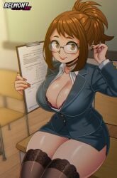 ochako uraraka from boku no hero academia by belmont