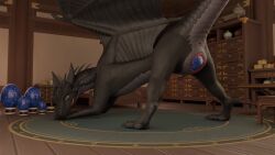 16:9 3d 3d_(artwork) 3d_animation aldrnari_(raptie) animated anus bluedragon55 blush digital_media_(artwork) dragon egg egg_from_vagina egg_laying female female_feral feral genitals green_eyes hi_res horn inside looking_at_viewer masturbation mythological_creature mythological_scalie mythology nightwing_(wof) no_sound penetration pussy scales scalie sex_toy short_playtime size_difference size_play smile solo stretched_pussy stretching tagme tail_anus teeth three-quarter_view training vaginal_masturbation vaginal_penetration vaginal_training video vulva widescreen wings wings_of_fire