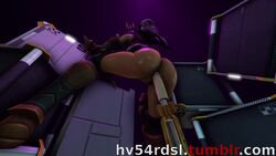 3d animated blizzard_entertainment dark-skinned_female dark_skin dildo dildo_sitting from_behind heroes_of_the_storm hv54rdsl li-ming no_sound tagme video