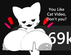 cat like button from youtube by i3i2455 ivi394