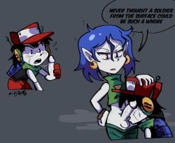1boy 1futa android cave_story futa_on_male futanari lilydrawsporn male misery_(cave_story) penis robot testicles