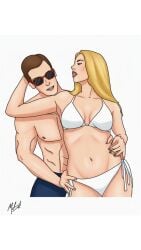 cyclops cyclops_(x-men) emma_frost emma_frost_(marvel_rivals) erotic fanart hot marvel scott_summers sex sexy_pose x-men