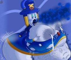 areolae bones breasts burping cozette_(mario) hyper hyper_ass hyper_belly hyper_breasts hyper_butt hyper_thighs implied_vore lactating lactation mario_and_luigi:_brothership mario_and_luigi_(series) morbidly_obese nightwanderer25 vore