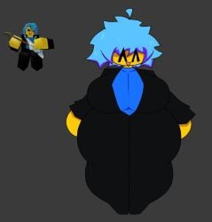1girls big_breasts breasts clothed doomspire_defense reference_image roblox roblox_game robloxian rockstar_(doomspire_defense) tagme thedoofus3000 thick_thighs thighs