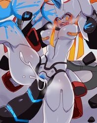 breasts cum darling_in_the_franxx ejaculation female klaxosaur lightsource strelizia tentacle vagina