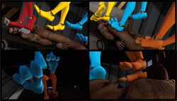 3d feet female five_nights_at_freddy's five_nights_at_freddy's_2 foot_fetish foxy_(fnaf) freddy_(fnaf) frederika_(fnaf) hawkvally male penis toy_bonnie_(fnaf) toy_chica_(fnaf) toy_freddy_(fnaf) video_games walking