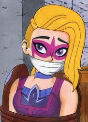 1girls 2d bondage clothed clothed_female clothing deviantart dwarf dwarf_female emerald_goldenbraid female female_focus female_only gustorak hero_costume heroine light-skinned_female light_skin magic magical_girl magical_girl_outfit mysticon_knight mysticons_(series) nickelodeon png solo solo_female solo_focus superhero_costume superheroine superheroine_costume
