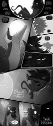 absurd_res ambiguous_gender anthro attempted_vore barrier behir big_hair circe_(pankallisti) comic dark_body dark_hair daughter_(lore) dialogue disembodied_hand duo empty_eyes english_text feral fight floating ghost_hand hair hi_res internal_dialogue lich lizard magic magic_user mammal medea_(pankallisti) mother_(lore) mother_and_child_(lore) mother_and_daughter_(lore) murid murine nude nude_anthro nude_female panel_skew pankallisti parent_(lore) parent_and_child_(lore) parent_and_daughter_(lore) rat reptile rodent scalie sitting sundeipne_(pankallisti) teeth teleportation text undead vore white_eyes