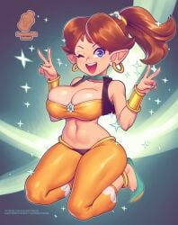 princess daisy from mario (series) by supersatanson