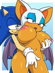 anthro areola bat big_breasts blush breast_grab breasts clothing digital_media_(artwork) duo eulipotyphlan eyelashes eyeshadow female finger_fuck fingering fingering_partner fur gloves green_eyes hair half-closed_eyes hand_on_breast handwear hedgehog hi_res huge_breasts makeup male male/female mammal membrane_(anatomy) membranous_wings narrowed_eyes navel nipples nude open_mouth rouge_the_bat sega sex simple_background smile sonic_(series) sonic_the_hedgehog sonic_the_hedgehog_(series) sonic_x sonicguru standing teeth tongue vaginal_penetration wings