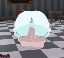 1boy 1girls 2d animated anonymous_male anus big_ass big_balls big_thighs bouncing_ass cowgirl_position digital_media dumplis_(artist) female full_body ghost_girl giant_ass grabbing_wrists longer_than_10_seconds loop looping_animation male moaning music opennsfwsp plap_(sound) sound sound_edit sound_effects spooky's_house_of_jump_scares spooky's_jump_scare_mansion spooky_(shojs) straight tagme vaginal_penetration video whitewo1f