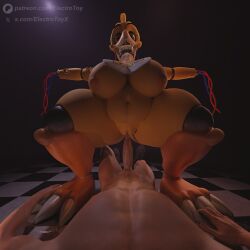 3d 3d_(artwork) 3d_model 4k abs absurd_res absurd_resolution animatronic anthro big_breasts big_penis claws curvy dark_background domination electrotoy erection female_focus five_nights_at_freddy's five_nights_at_freddy's_2 fnaf huge_ass huge_breasts huge_cock human hyper_ass hyper_breasts hyper_penis larger_female looking_at_viewer low_angle male_pov massive_breasts pov robot sharp_teeth shiny_skin size_difference spread_legs squatting straight thick_thighs veiny_penis voluptuous wide_hips withered_chica withered_chica_(mhdrawin)