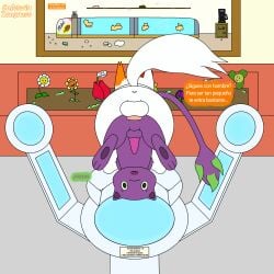 anal anal_sex legendary_pokemon mew_(pokemon) mythical_pokemon penis pitahaya pitahaya_the_mew pokemon pokemon_(species) testicles zangoose