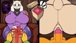 1boy 1girls 2d 2d_animation andrews38369 animated anthro before_and_after bottomless condom deltarune dialogue female glasses incest instant_loss_2koma janetva kris_(deltarune) lonicerava male male_pov mother_and_son pov shorter_than_10_seconds sound sound_effects tagme tail text toriel undertale vaginal_penetration video voice_acted white_fur